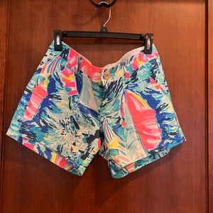 Lilly Pulitzer Callahan Shorts, Size 2, Multi-Colored